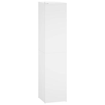 Eckregal 5 Ebenen 41,5 x 41,5 x 178 cm Holzwerkstoff Weiß