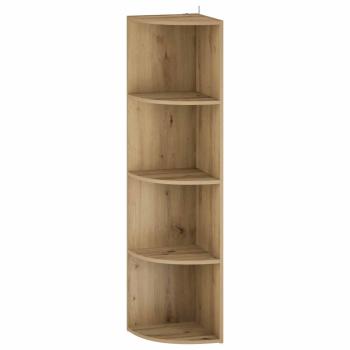 Eckregal 4 Ebenen 41,5 x 41,5 x 143 cm Holzwerkstoff