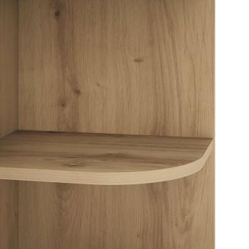 Eckregal 4 Ebenen 41,5 x 41,5 x 143 cm Holzwerkstoff