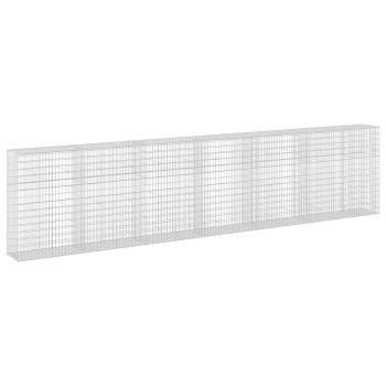 Gabione mit 5 mm Draht und 5x10 cm Maschen 650x50x150 cm