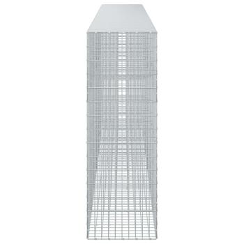 Gabione mit 5 mm Draht und 5x10 cm Maschen 650x50x150 cm