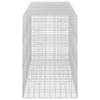 Gabione mit 5 mm Draht und 5x10 cm Maschen 250x100x150 cm