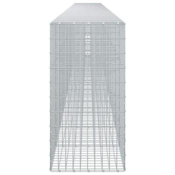 Gabione mit 5 mm Draht und 5x10 cm Maschen 1150x50x100 cm