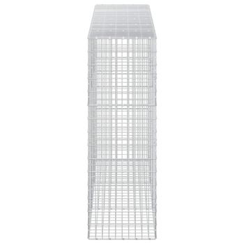 Gabione mit 5 mm Draht und 5x10 cm Maschen 300x50x150 cm