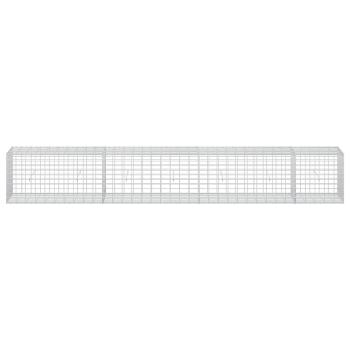 Gabione mit 5 mm Draht und 5x10 cm Maschen 350x50x50 cm