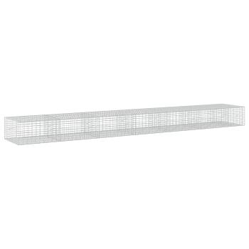 Gabione mit 5 mm Draht und 5x10 cm Maschen 650x100x50 cm