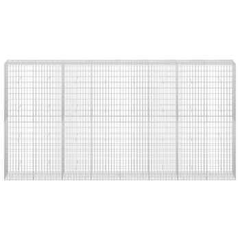 Gabione mit 5 mm Draht und 5x10 cm Maschen 400x50x200 cm