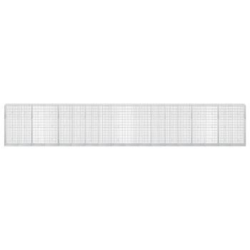 Gabione mit 5 mm Draht und 5x10 cm Maschen 900x50x150 cm