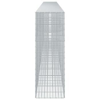Gabione mit 5 mm Draht und 5x10 cm Maschen 900x50x150 cm
