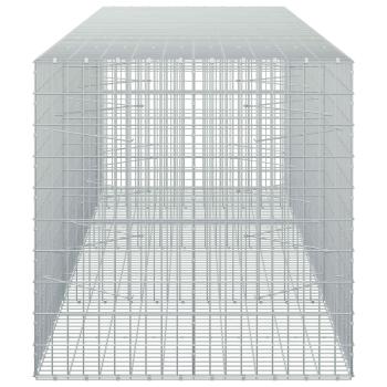 Gabione mit 5 mm Draht und 5x10 cm Maschen 350x100x100 cm
