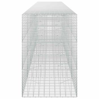Gabione mit 5 mm Draht und 5x10 cm Maschen 550x100x150 cm