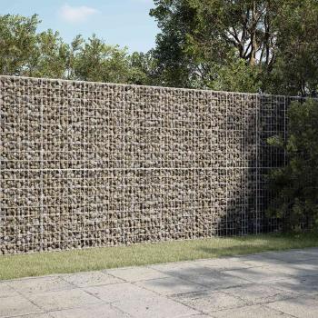 ARDEBO.de - Gabione mit 5 mm Draht und 5x10 cm Maschen 250x10x200 cm