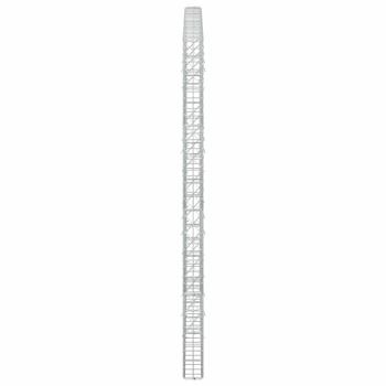 Gabione mit 5 mm Draht und 5x10 cm Maschen 250x10x200 cm