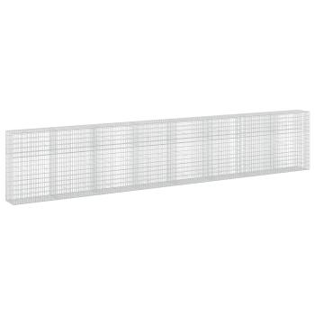 Gabione mit 5 mm Draht und 5x10 cm Maschen 800x50x150 cm
