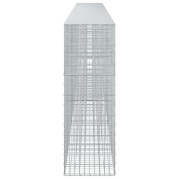 Gabione mit 5 mm Draht und 5x10 cm Maschen 800x50x150 cm