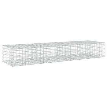 Gabione mit 5 mm Draht und 5x10 cm Maschen 350x100x50 cm
