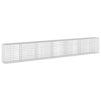 Gabione mit 5 mm Draht und 5x10 cm Maschen 650x50x100 cm