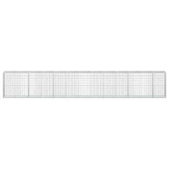 Gabione mit 5 mm Draht und 5x10 cm Maschen 650x50x100 cm