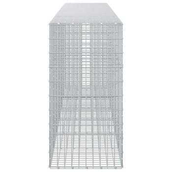 Gabione mit 5 mm Draht und 5x10 cm Maschen 650x50x100 cm