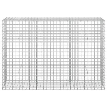Gabione mit 3,5 mm Draht und 5x5 cm Maschen 150x30x100 cm