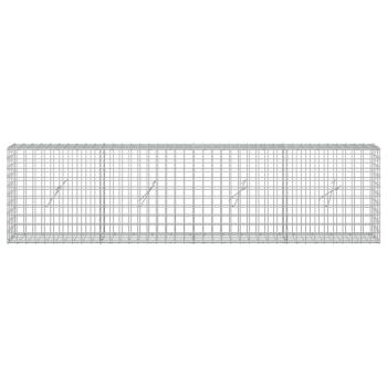 Gabione mit 3,5 mm Draht und 5x5 cm Maschen 200x20x50 cm