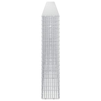Gabione mit 3,5 mm Draht und 5x2,5 cm Maschen 550x20x100 cm