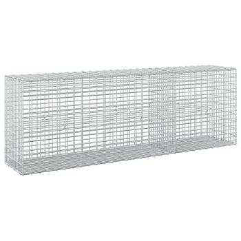 Gabione mit 3,5 mm Draht und 5x2,5 cm Maschen 150x30x50 cm