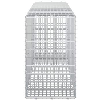 Gabione mit 3,5 mm Draht und 5x2,5 cm Maschen 150x30x50 cm