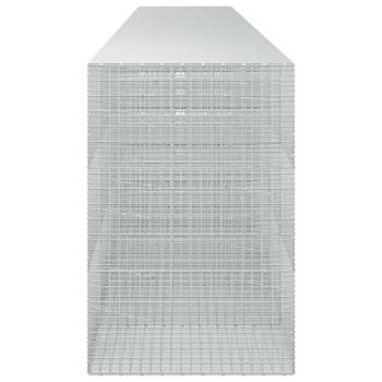 Gabione mit 5 mm Draht und 5x2,5 cm Maschen 900x100x150 cm