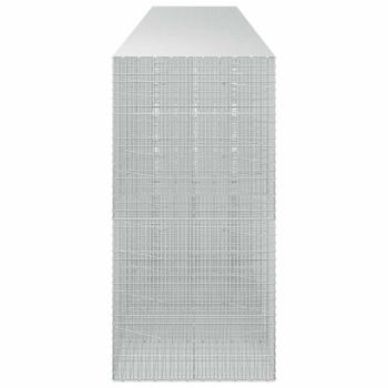 Gabione mit 5 mm Draht und 5x2,5 cm Maschen 900x100x200 cm