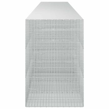 Gabione mit 5 mm Draht und 5x2,5 cm Maschen 850x100x150 cm