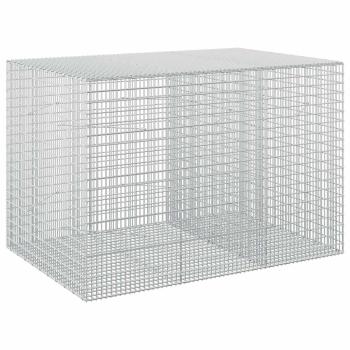 Gabione mit 5 mm Draht und 5x2,5 cm Maschen 150x100x100 cm