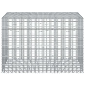 Gabione mit 5 mm Draht und 5x2,5 cm Maschen 150x100x100 cm