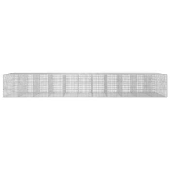 Gabione mit 5 mm Draht und 5x2,5 cm Maschen 1100x100x150 cm
