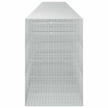 Gabione mit 5 mm Draht und 5x2,5 cm Maschen 1100x100x150 cm
