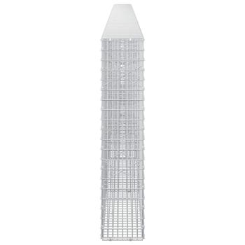 Gabione mit 5 mm Draht und 5x2,5 cm Maschen 650x20x100 cm