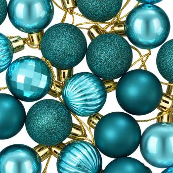 Weihnachtskugelset 150 stk. Grün Durchmesser 3 cm Polystyrol