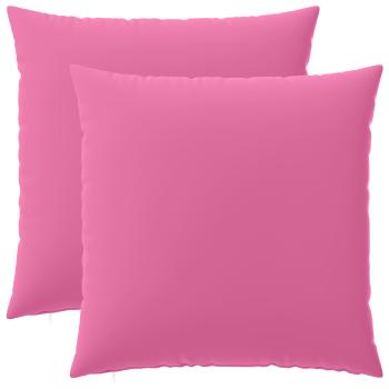 Wurfkissen 2 stk. HEERLEN Rosa 60 x 60 cm Polyester