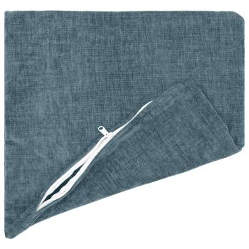 Wurfkissen 2 stk. HEERLEN Blau 55 x 55 cm Chenille-Stoff