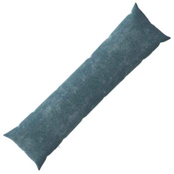 Wurfkissen HEERLEN Blau 40 x 145 cm Chenille-Stoff