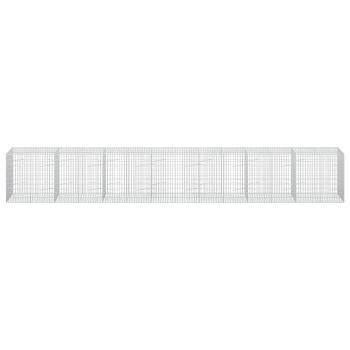 Gabione mit 5 mm Draht und 5x10 cm Maschen 700x100x100 cm