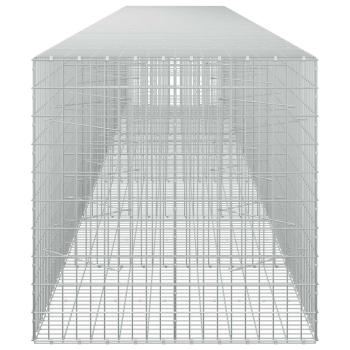 Gabione mit 5 mm Draht und 5x10 cm Maschen 700x100x100 cm
