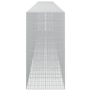 Gabione mit 5 mm Draht und 5x10 cm Maschen 1150x100x200 cm