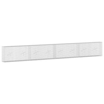 Gabione mit 3,5 mm Draht und 5x5 cm Maschen 400x20x50 cm