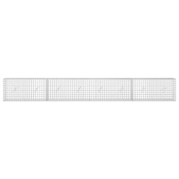 Gabione mit 3,5 mm Draht und 5x5 cm Maschen 400x20x50 cm