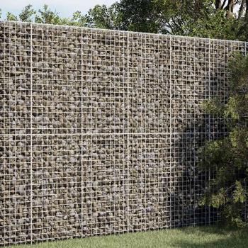 ARDEBO.de - Gabione mit 3,5 mm Draht und 5x5 cm Maschen 100x20x200 cm