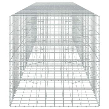 Gabione mit 5 mm Draht und 10x10 cm Maschen 500x100x100 cm