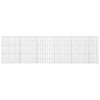 Gabione mit 3,5 mm Draht und 10x10 cm Maschen 550x10x150 cm