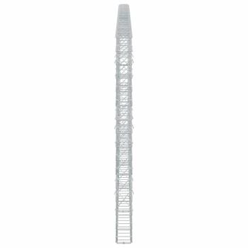 Gabione mit 3,5 mm Draht und 10x10 cm Maschen 550x10x150 cm