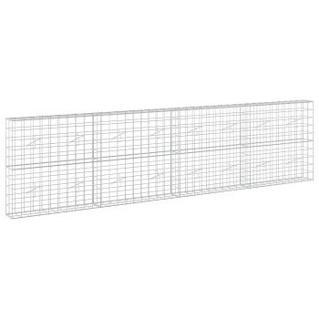 Gabione mit 3,5 mm Draht und 10x10 cm Maschen 400x20x100 cm